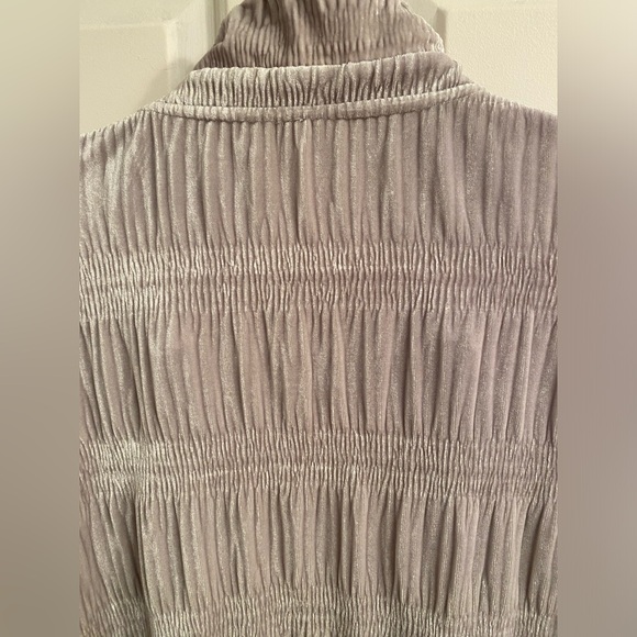 Free People Oversized Velvet Shacket/Blouse SzS - Picture 12 of 13